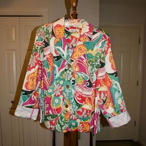 Coldwater Creek XL Cotton Jacket in Women